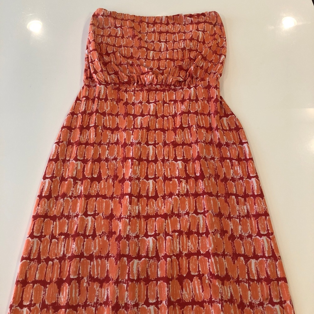 Susana Monaco Strapless Maxi Dress size M
